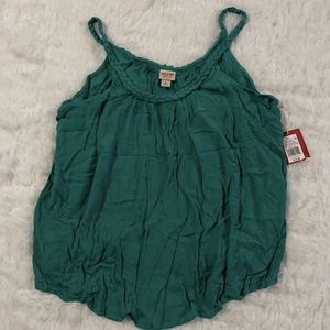 Mossimo Sleeveless Shirt Green Size XL NWT